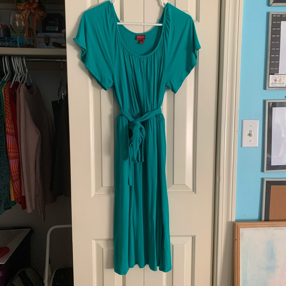 Cute and comfortable teal dress